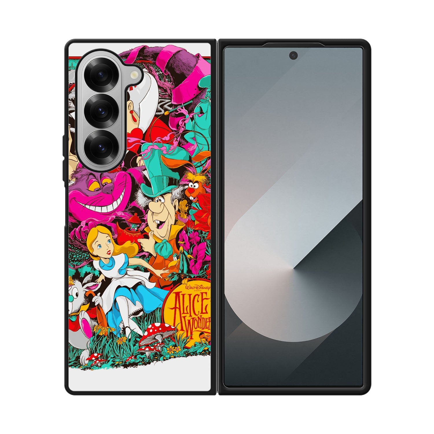 Alice In Wonderland Illustration Design Case Samsung Galaxy Z Fold 6 5G BC2786