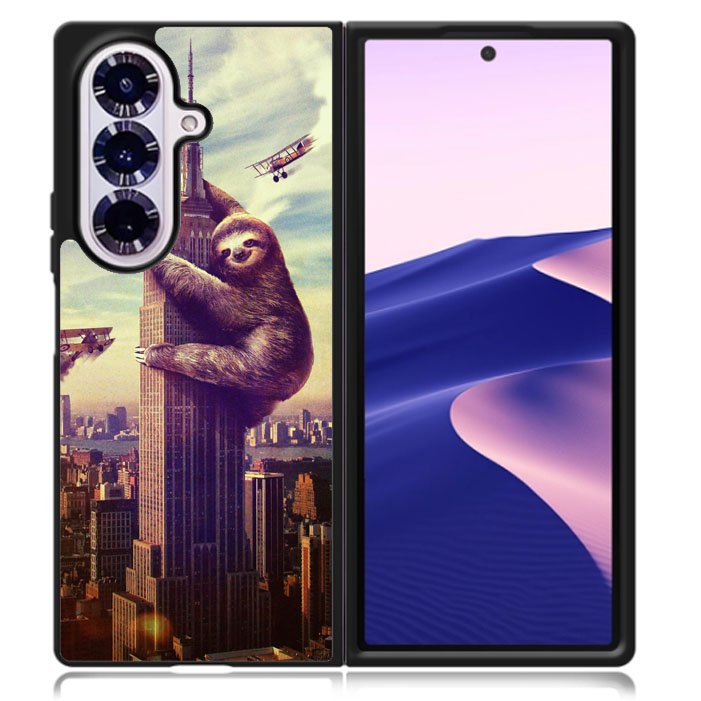 cool sloth wallpaper Samsung Galaxy Z Fold 7 5G Case BC2776