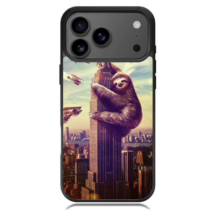 cool sloth wallpaper iPhone 17 Pro Case BC2776