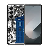 Alice In Wonderland Tardis Case Samsung Galaxy Z Fold 6 5G BC2775