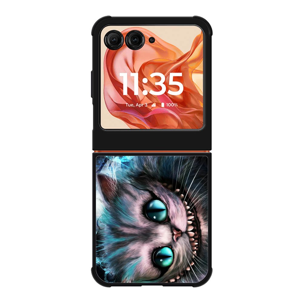cheshire cat quote wallpaper Motorola Moto Razr 2025/2024 , Moto Razr 60/50 Case BC2774