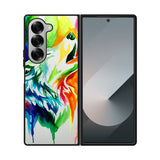WALLPAPER Rainbow Watercolor Drop Case Samsung Galaxy Z Fold 6 5G BC2768