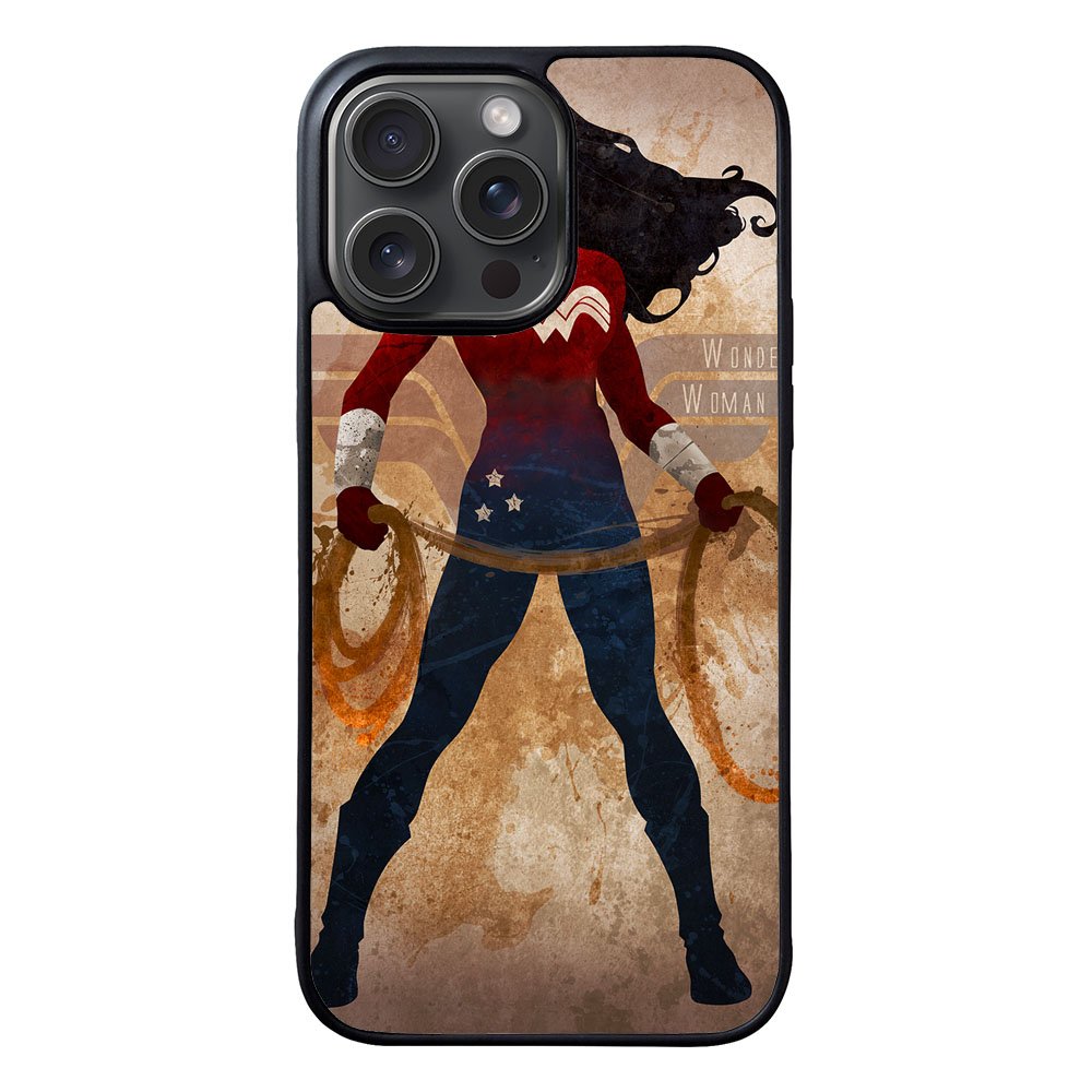 WONDER WOMAN silhouette Case iPhone 15 Pro BC2764