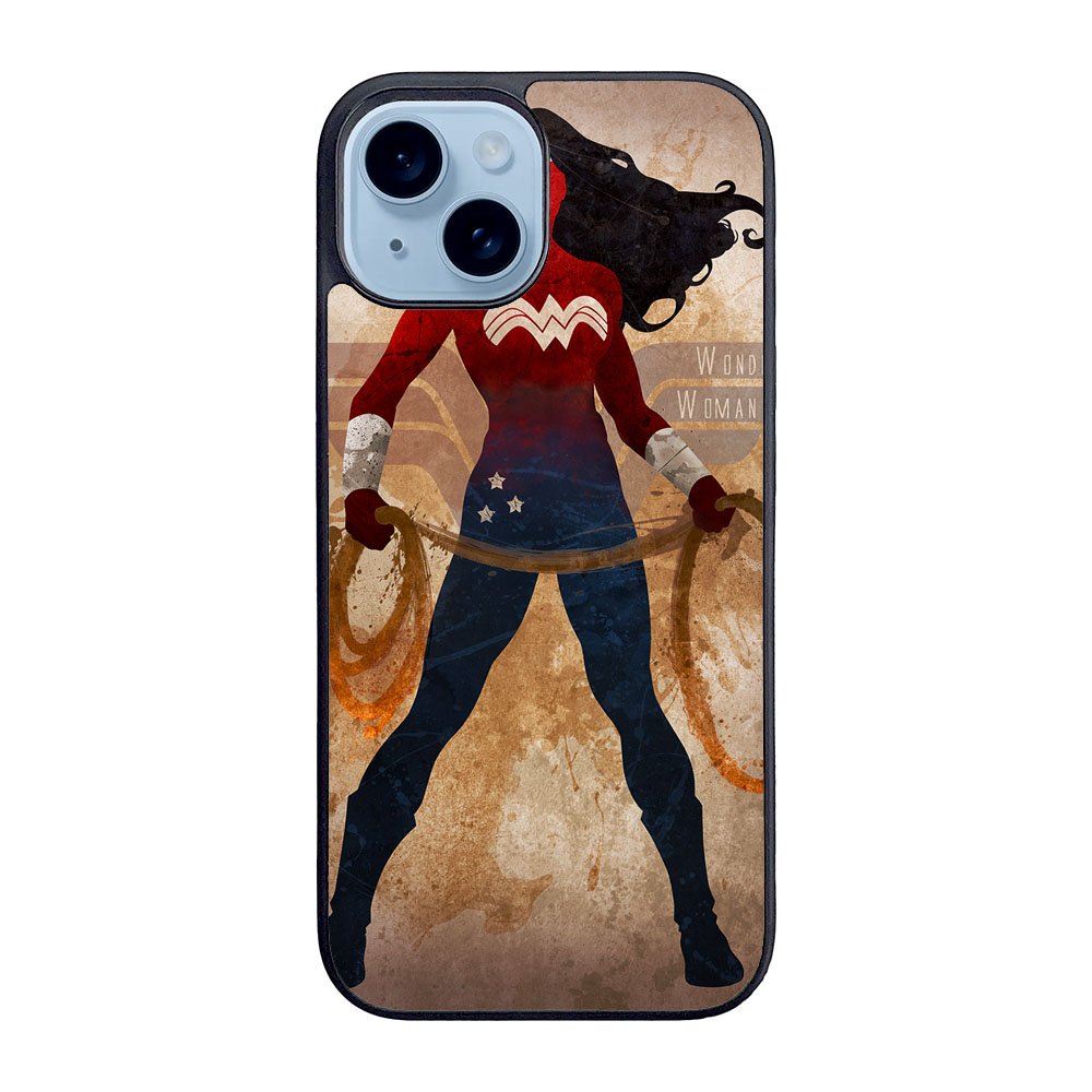 WONDER WOMAN silhouette Case iPhone 15 Plus BC2764