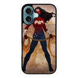WONDER WOMAN silhouette Case iPhone 16 Plus BC2764
