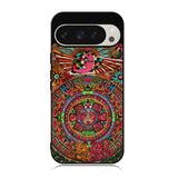 Aztec Calendar Wood Texture Case Google Pixel 9 Pro XL BC2761