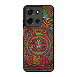 Aztec Calendar Wood Texture Motorola Moto G 5G 2025 Case BC2761