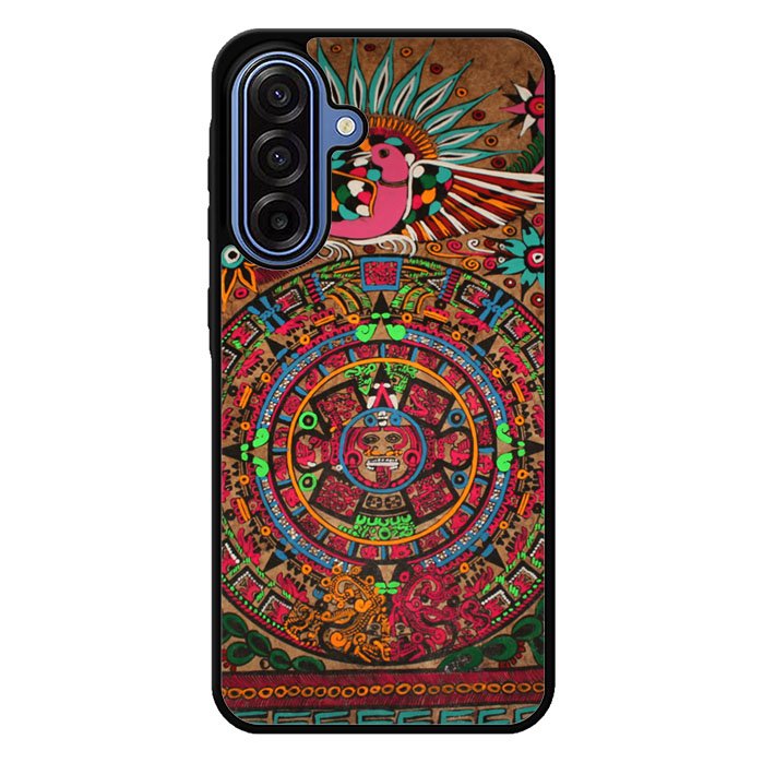 Aztec Calendar Wood Texture Samsung Galaxy A17 5G Case BC2761