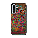 Aztec Calendar Wood Texture Samsung Galaxy A36 Case BC2761
