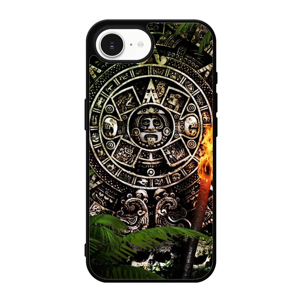 Aztec Calendar Texture WALLPAPER iPhone 16e Case BC2760
