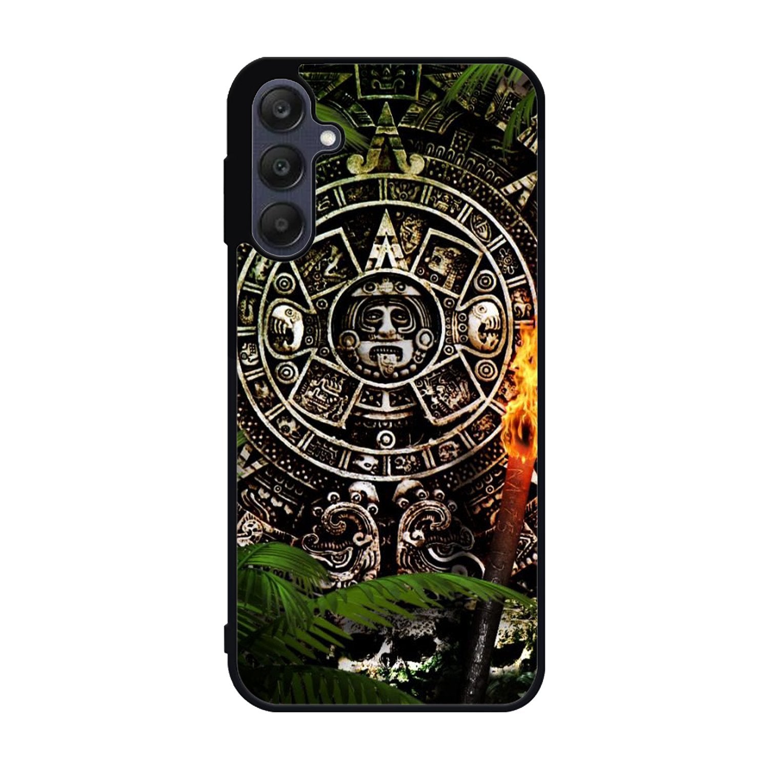 Aztec Calendar Texture WALLPAPER Samsung Galaxy A25 5G Case BC2760