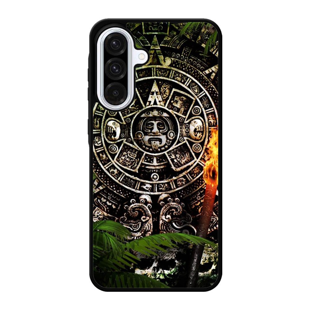 Aztec Calendar Texture WALLPAPER Samsung Galaxy A56 Case BC2760
