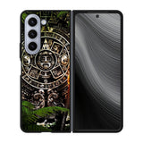 Aztec Calendar Texture WALLPAPER Case Samsung Galaxy z Fold 5 5G BC2760