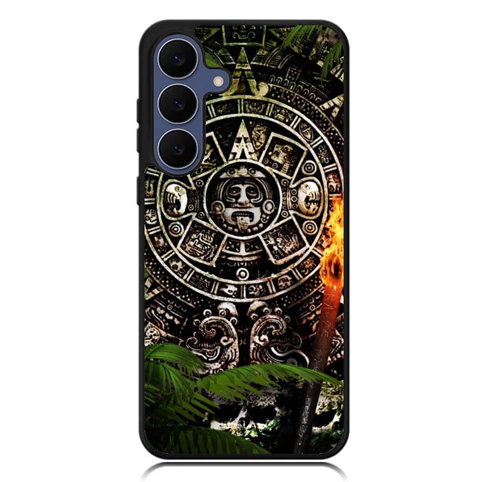 Aztec Calendar Texture WALLPAPER Samsung Galaxy S25 FE Case BC2760
