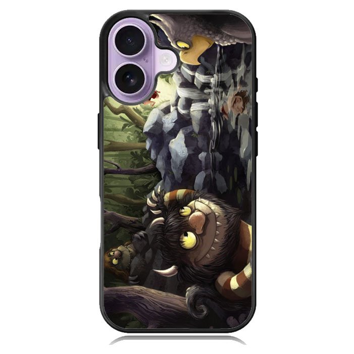 Where the Wild Things Are cartoon WALLPAPER iPhone 17 Case BC2757