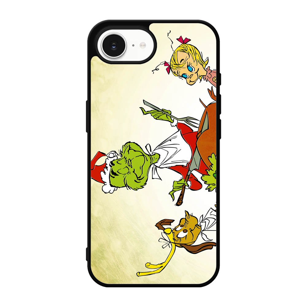 the grinch cartoon iPhone 16e Case BC2748