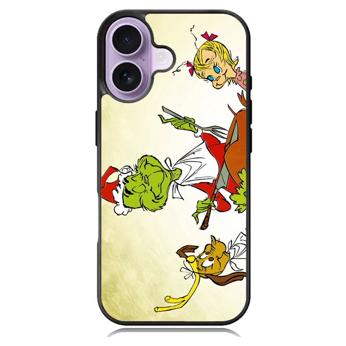 the grinch cartoon iPhone 17 Case BC2748