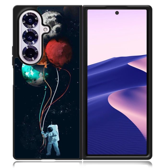 astronaut moon Samsung Galaxy Z Fold 7 5G Case BC2745