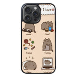 pusheen cat wallpaper Case iPhone 15 Pro Max BC2744