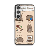 pusheen cat wallpaper Samsung Galaxy A26 Case BC2744