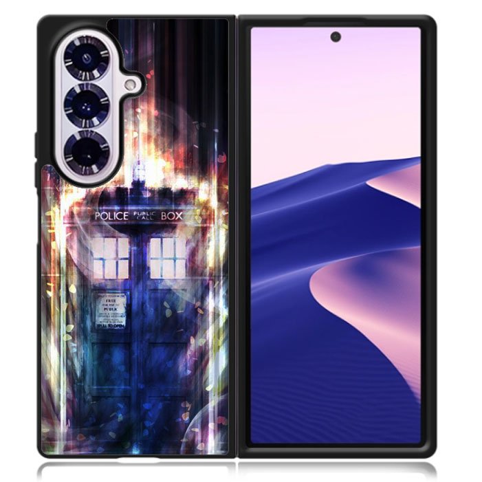 doctor who tardis in space Samsung Galaxy Z Fold 7 5G Case BC2739