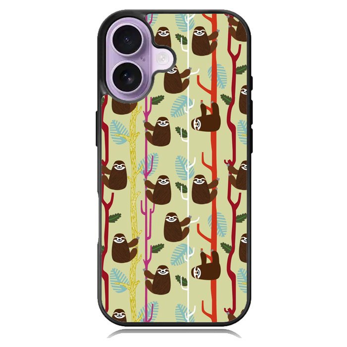 sloth wallpaper iPhone 17 Case BC2736