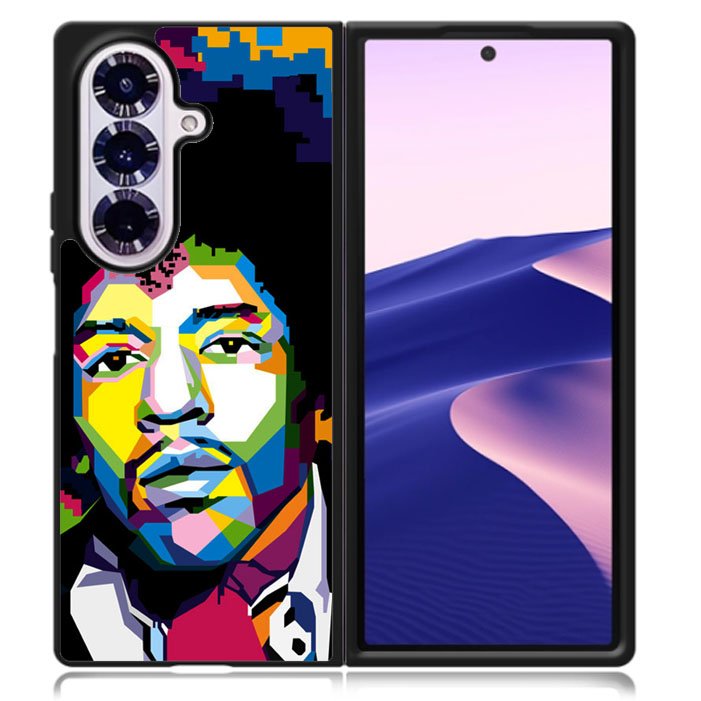 Jimi Hendrix Samsung Galaxy Z Fold 7 5G Case BC2733
