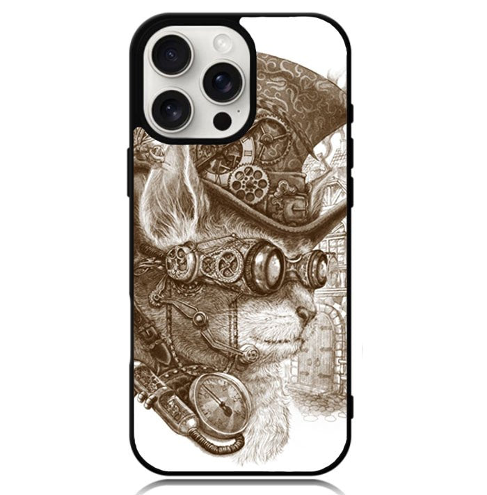 Steampunk cats Case iPhone 16 Pro Max BC2727