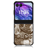 Steampunk cats Motorola Moto Razr 2024 , Moto Razr 50 Case