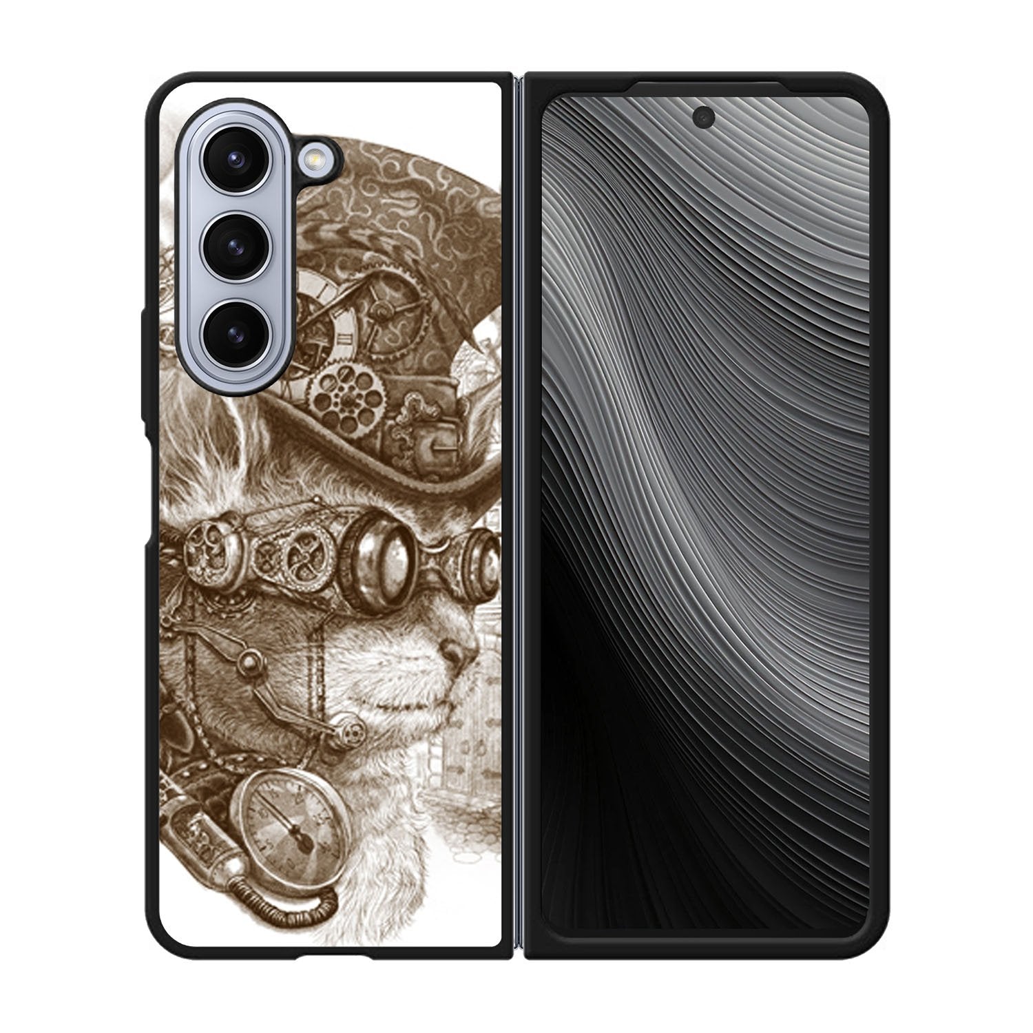 Steampunk cats Case Samsung Galaxy z Fold 5 5G BC2727
