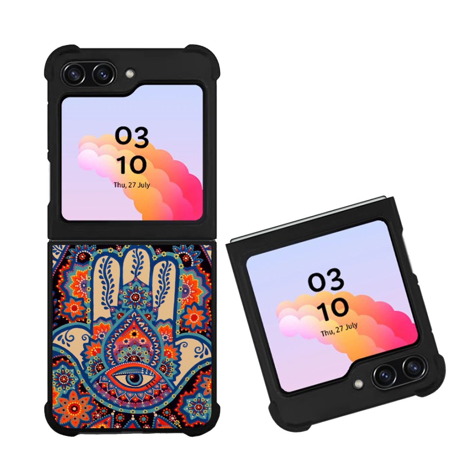 Evil Eye Hamsa Case Samsung Galaxy Z Flip 5 5G BC2721