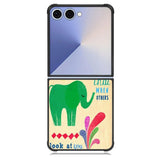 the happy elephant Samsung Galaxy Z Flip 7 Case BC2720