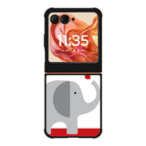happy elephant love Motorola Moto Razr 2025/2024 , Moto Razr 60/50 Case BC2719