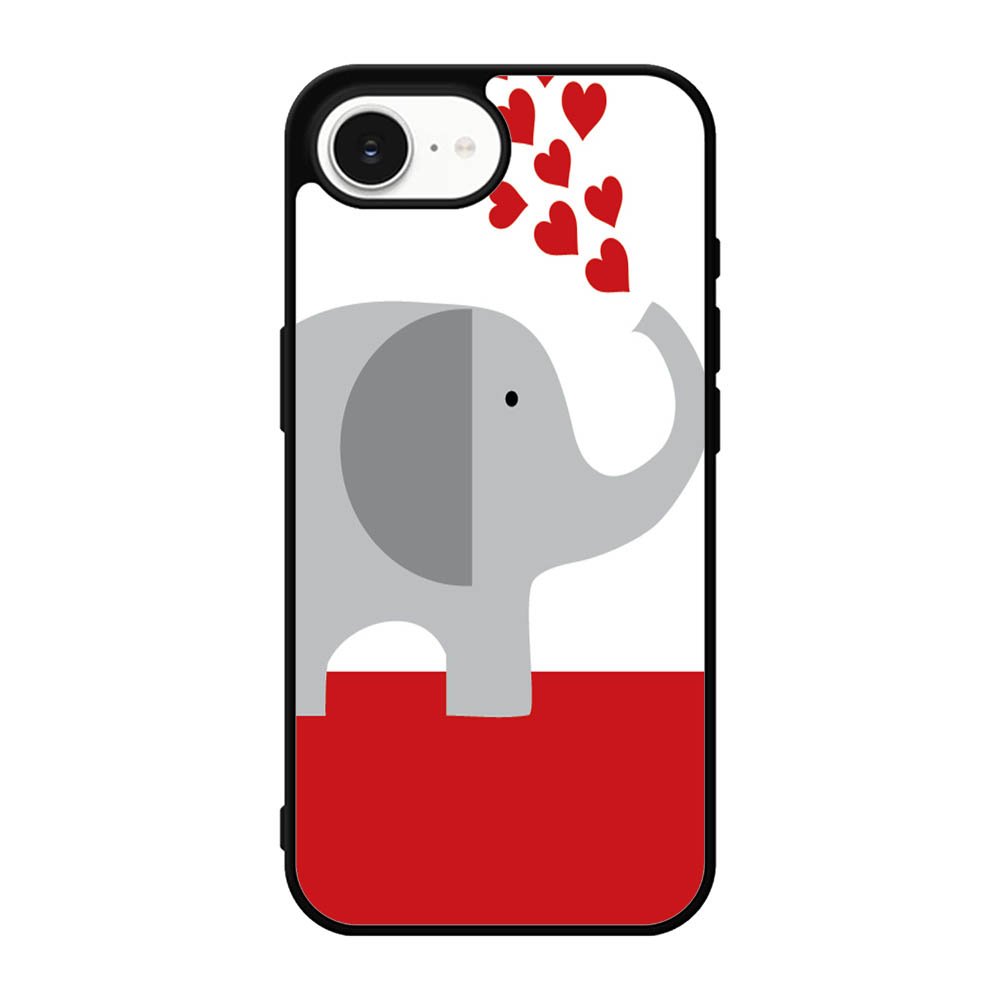 happy elephant love iPhone 16e Case BC2719