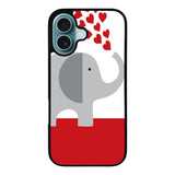 happy elephant love Case iPhone 16 Plus BC2719