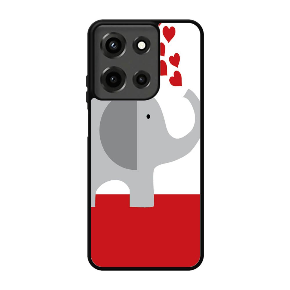 happy elephant love Motorola Moto G 5G 2025 Case BC2719
