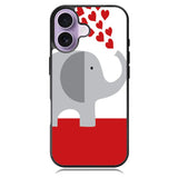 happy elephant love iPhone 17 Case BC2719