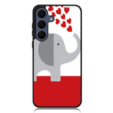 happy elephant love Samsung Galaxy S25 FE Case BC2719