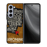 Doctor Who Quotes Case Samsung Galaxy z Fold 5 5G BC2717