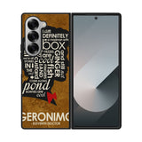 Doctor Who Quotes Case Samsung Galaxy Z Fold 6 5G BC2717