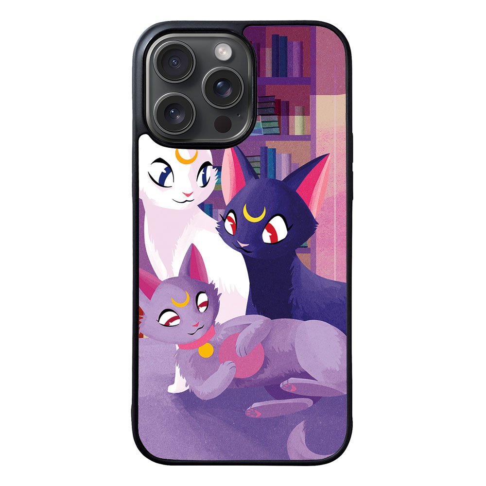 Luna Cat Sailor Moon Case iPhone 15 Pro BC2706