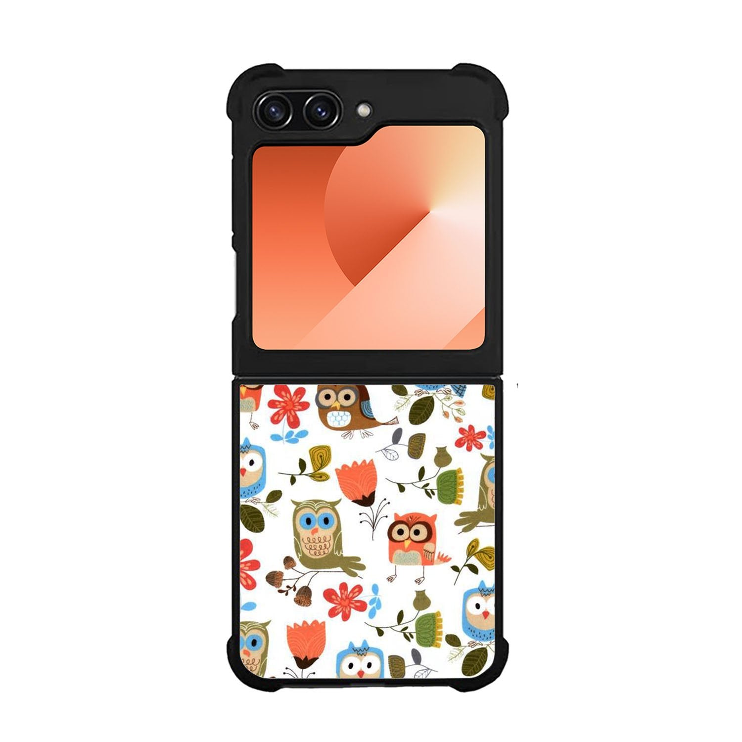 Cute Owl Pattern Case Samsung Galaxy Z Flip 6 5G BC2696
