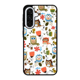 Cute Owl Pattern Samsung Galaxy A56 Case BC2696