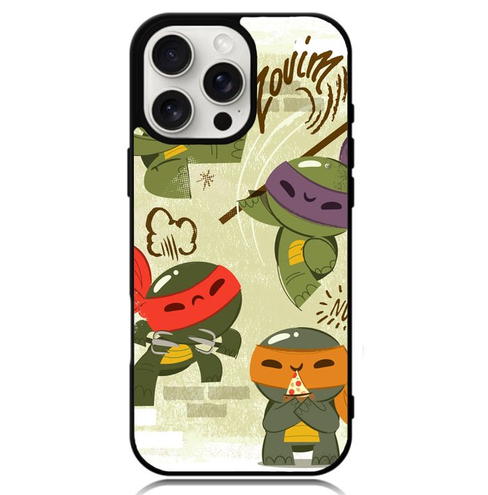 Cute Teenage Mutant Ninja Turtles Case iPhone 16 Pro BC2694