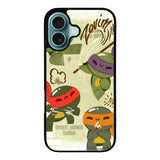 Cute Teenage Mutant Ninja Turtles Case iPhone 16 Plus BC2694