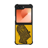 homer simpson face wallpaper Case Samsung Galaxy Z Flip 6 5G BC2693
