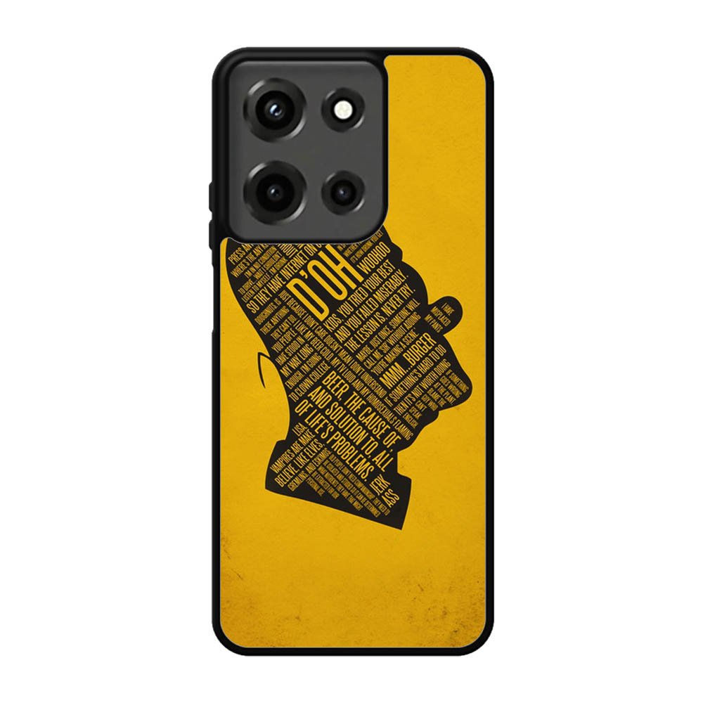 homer simpson face wallpaper Motorola Moto G 5G 2025 Case BC2693