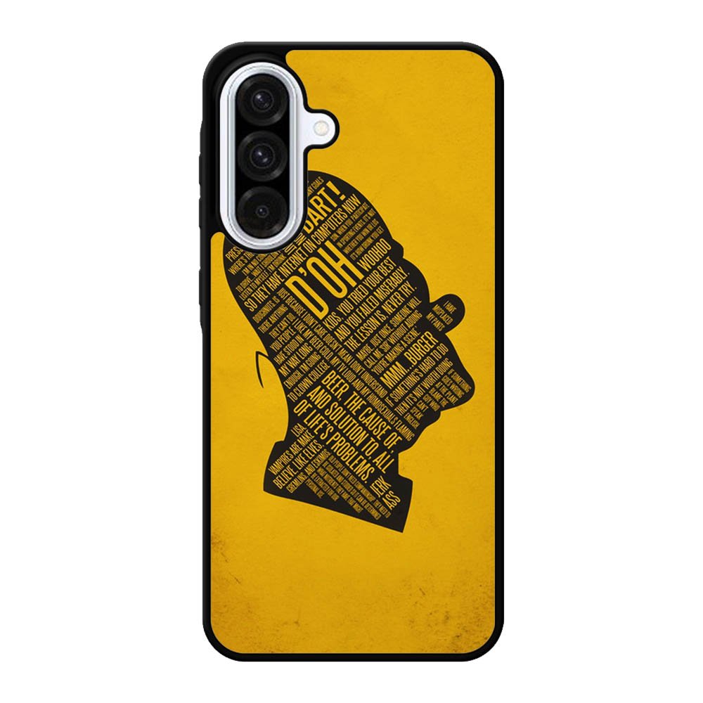 homer simpson face wallpaper Samsung Galaxy A56 Case BC2693
