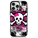 Girly Skull Case iPhone 16 Pro BC2692