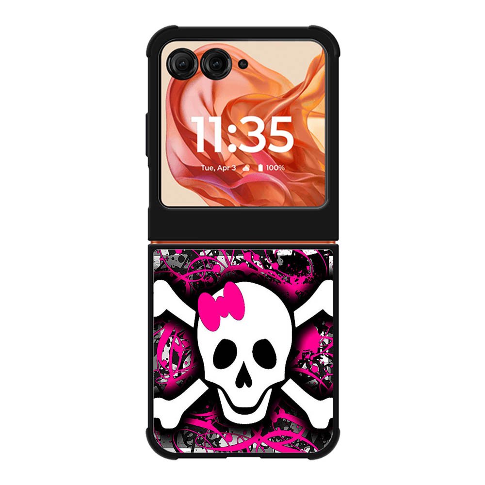 Girly Skull Motorola Moto Razr 2025/2024 , Moto Razr 60/50 Case BC2692